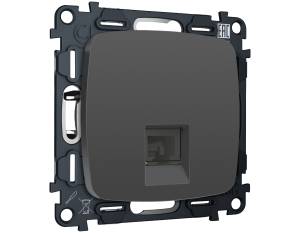 Комплект механизма компьютерной розетки Ambrella Volt MO MO912005 графит мягкое касание