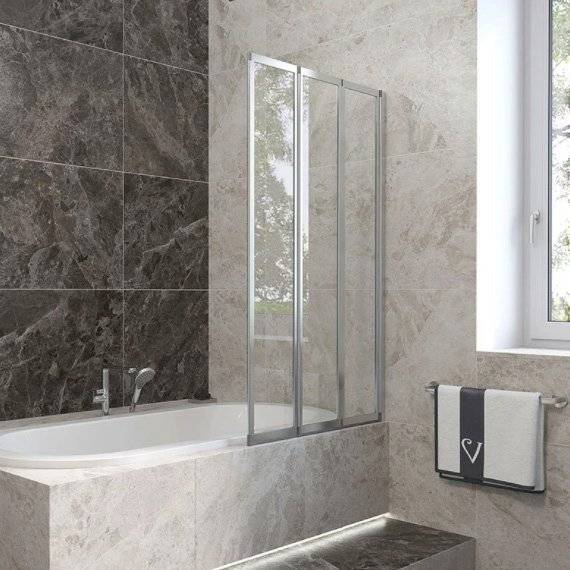 Шторка на ванну Veconi Palau PL-73R 90 см