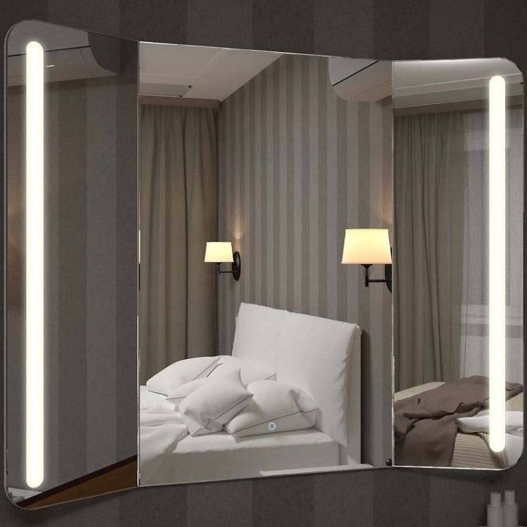 Зеркало Relisan Triple Vertical 100x80 с подсветкой