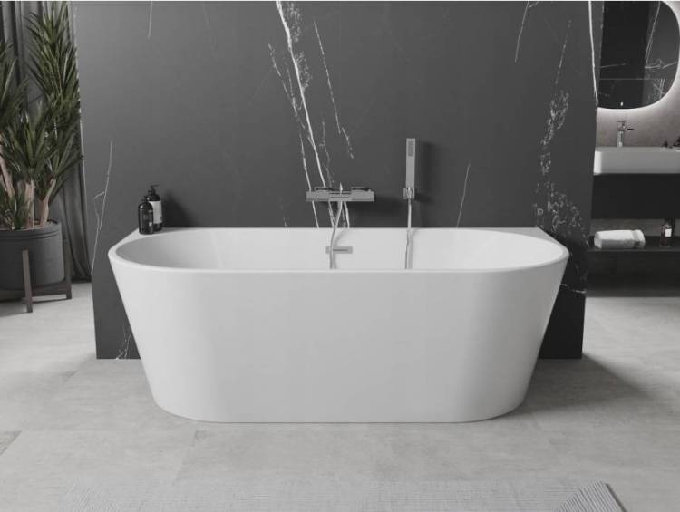 Акриловая ванна Cerutti Spa Vettore W CT9345 1700x750x560