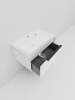 Тумба с раковиной La Fenice Simpla Bianco NFNC-01-SIM-B-80-3-80 белая матовая, 80 см фото 3