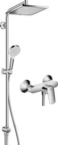 Душевой комплект Hansgrohe Logis 71600000 + 27289000