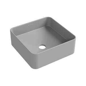 Раковина Aqueduto Espiral ESP0330 37x37, серый матовый