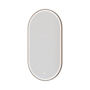 Зеркало Boheme Modern 568-BRB с подсветкой и антизапотеванием, Brushed Bronze, 110x60см