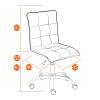 Кресло компьютерное Tetchair Zero 13502 бежевый фото 12