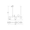 Подвесной светильник Vele Luce Ideale VL5872P14 фото 4