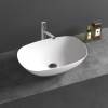Раковина Vincea Solid Surface VBS-6T12MW из искусственного камня, 540x360x150, накладная, цвет белый матовый