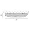 Настенно-потолочный светодиодный светильник Lightstar Arco III 225540 фото 6
