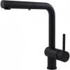 Смеситель для кухни Paffoni Light LIG285NO-MET с поворотным изливом, черный матовый