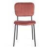 Стул Tetchair Carol (mod. UC06) 20055 coral, черный фото 5