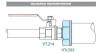 Переходник VALTEC 2 х 1 внутренняя-наружная резьба, никелированная латунь фото 8