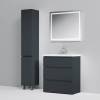 Мебель для ванной AM.PM Gem S 75 графит матовый, напольная, с 3 ящиками фото 3