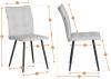Стул Tetchair Bari 25048 коричневый, велюр фото 15