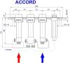 Смеситель на борт ванны Royal Bath Accord RB403 фото 4