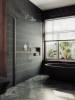 Душевая перегородка MaybahGlass MGD-731-5ш 79x195, стекло сатин 8 мм, профиль хром матовый