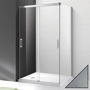 Душевой уголок Cezares Tandem Soft AH-2-120/90-P-Cr-R стекло punto