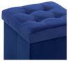 Пуф-сундук Leset Плуто 4687205418166 Темно-синяя Velutto 26 фото 4