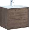 Тумба с раковиной Aquanet Lino 60 дуб веллингтон, Flat 60