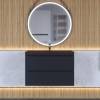 Тумба с раковиной Uperwood Tanos 3930421700 черная, уголь, 80 см фото 6