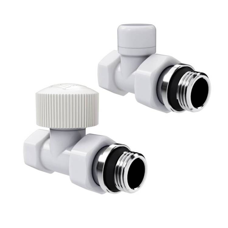 Набор термостатический прямой Royal Thermo Design НС-1640376 1/2" М30х1,5 Белый