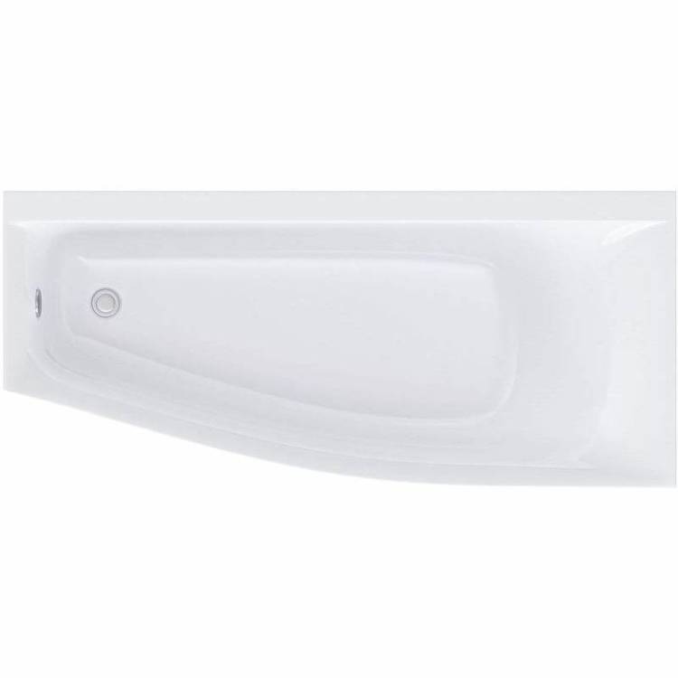 Ванна из искусственного камня Астра-Форм Скат 01010015 170x75 правая, белая глянцевая