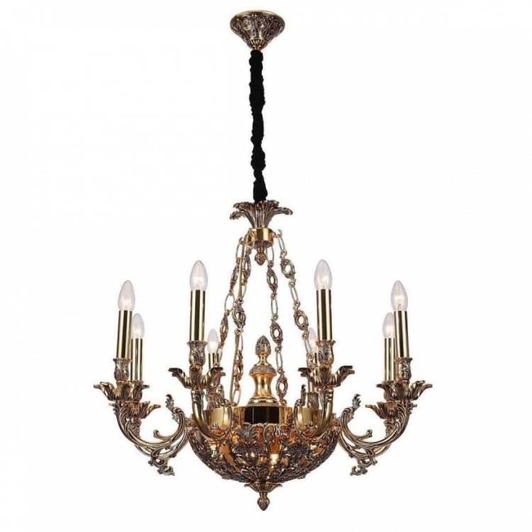 Подвесная люстра Lucia Tucci Firenze 1781.8.2 Antique Gold