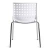Стул Tetchair Skalberg (mod. C-084-A) 19260 White (белый)/Chrome (хром) 46x56x79 фото 4