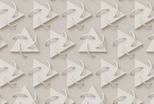 3D Фотообои Artegrafico «Узор из объемных треугольников» VL-009 акварель