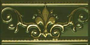 Бордюр Ape Ceramica Noblesse S002059 Cenefa Noblesse Verde Botella 20x10