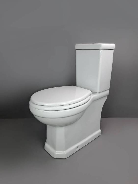Унитаз-компакт Creo Ceramique Toulor HDC609P/HDS609A безободковый, с сиденьем микролифт