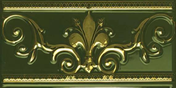 Бордюр Ape Ceramica Noblesse S002059 Cenefa Noblesse Verde Botella 20x10
