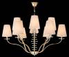 Подвесная люстра Crystal Lux ARMANDO SP6+6 GOLD фото 2