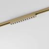 Трековый линейный светодиодный светильник Elektrostandard Brass Line 85528/01 10W 4000K латунь