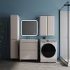 Тумба с раковиной Style Line Бергамо мини 70 напольная, Люкс Плюс антискрейтч, карамель матовая, Раковина Каре Люкс МИНИ 70x35 фото 3