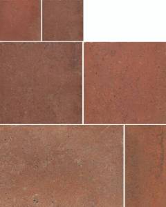 Керамогранит Serenissima CIR Italica 1086527 Modulare 39 Terra Bruciata (комплект 2шт 20x20. 1шт 20x40. 2шт 40x40. 1шт 40x60.8)