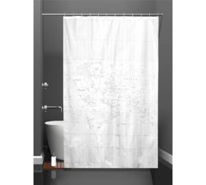 Штора для ванной Bath Plus Map ch21060 180x200, белый