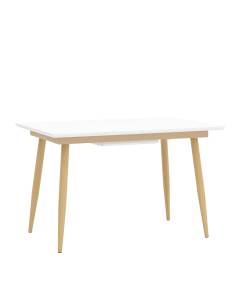 Стол обеденный Stool Group Стокгольм DT-1706-120 DUAL белый 120(160)x80x76
