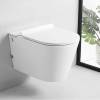 Унитаз подвесной Cerutti Spa Argentera CT10590 безободковый, сиденье микролифт, белый