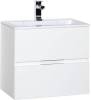 Тумба с раковиной Aquanet Алвита 60 213095 белый, 531x600x450