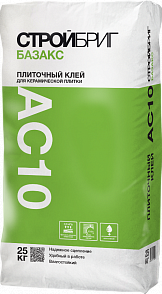Плиточный клей Стройбриг  Базакс АС10, 25кг