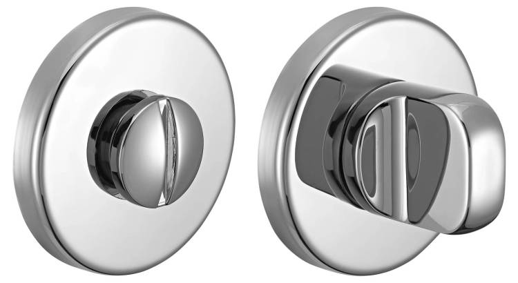 Завертка сантехническая Morelli LUX-WC-R5 CRO хром толщина розетки - 7мм