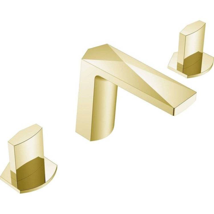 Смеситель для раковины Boheme Venturo 150-MG-ICE золотой матовый