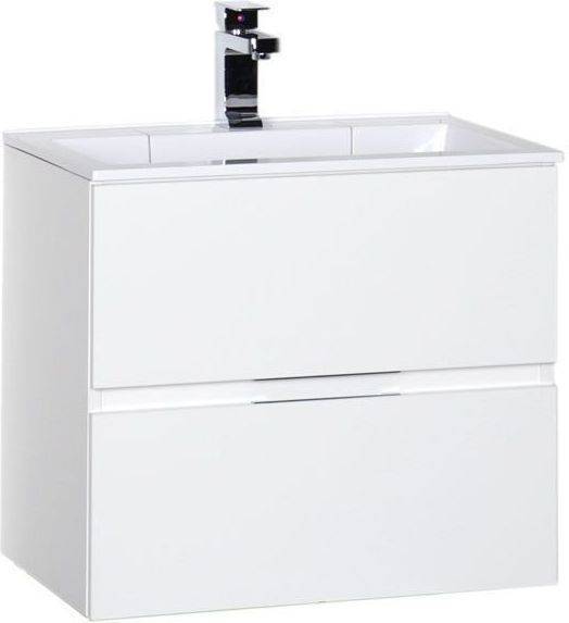 Тумба с раковиной Aquanet Алвита 60 213095 белый, 531x600x450