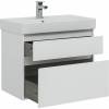 Тумба с раковиной Aquanet Nova Lite 75 245244 подвесная, белый глянец фото 5