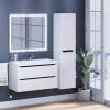 Тумба с раковиной Uperwood Tanos 29111020232 подвесная, матовая, белая, графит, 90 см фото 8
