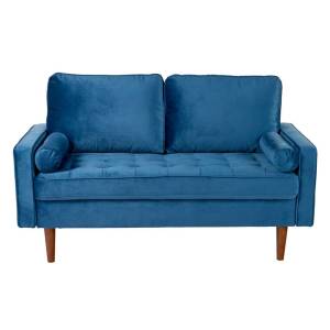 Диван Bradex Home Scott FR 0475 синий, двухместный