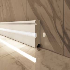 Плинтус Evrowood PN 030 led 200x1.6x8