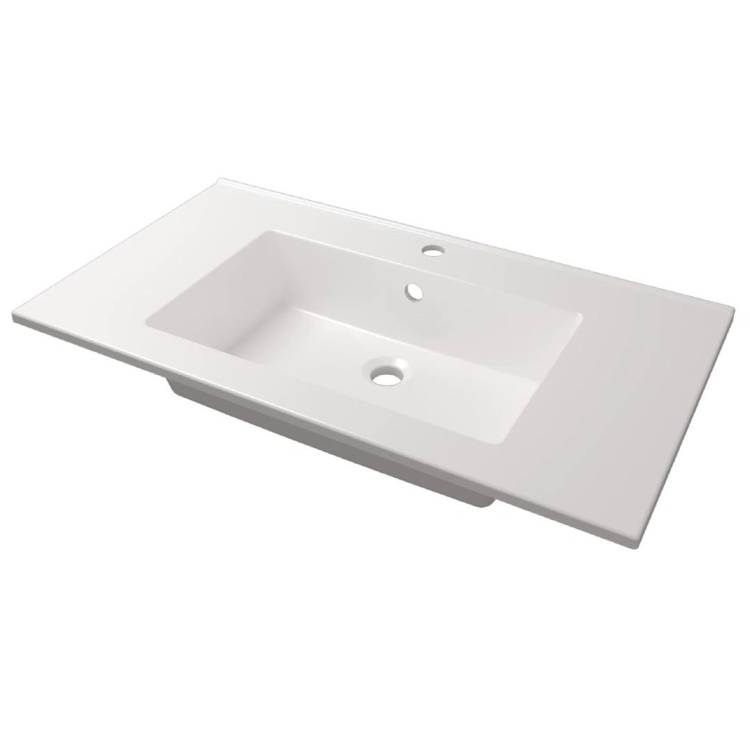 Раковина Uperwood Parma Premium 4538342002 белая глянцевая, 86x47.5
