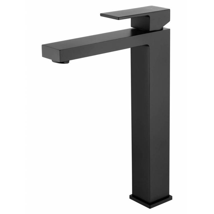 Смеситель для раковины Wonzon & Woghand WW-88239016-MB высокий, черный матовый