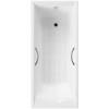 Чугунная ванна Delice Prestige DLR230615R-AS 170x80, с антискользящим покрытием, с ручками, с ножками